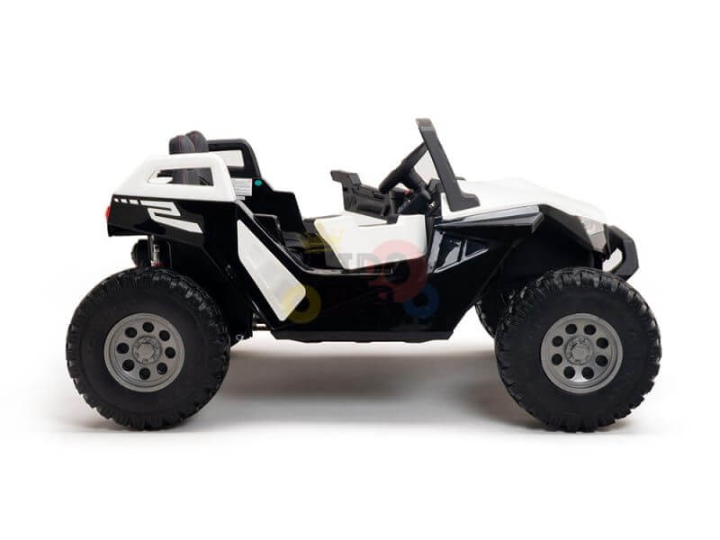 White 2 Seater Upgraded XXL 24V Dune Adventure 4X4 Edition Ride On Buggy UTV image 3