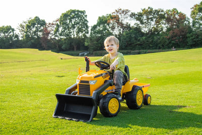 Kids Excavator 12V 1-Seater Ride-On