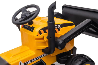 Kids Excavator 12V 1-Seater Ride-On