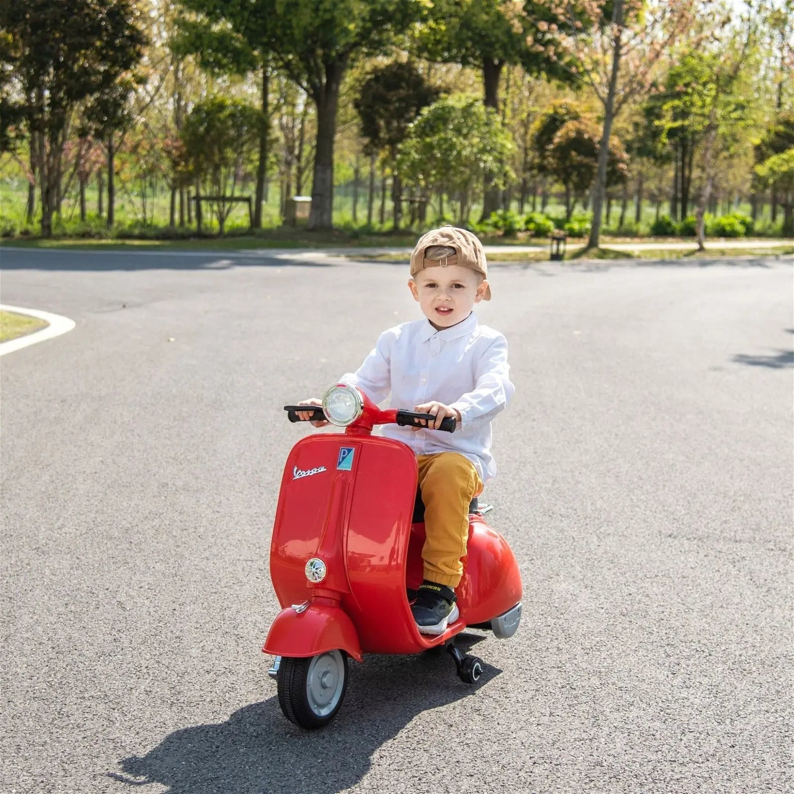 Kids Vespa 12V Ride-On Scooter