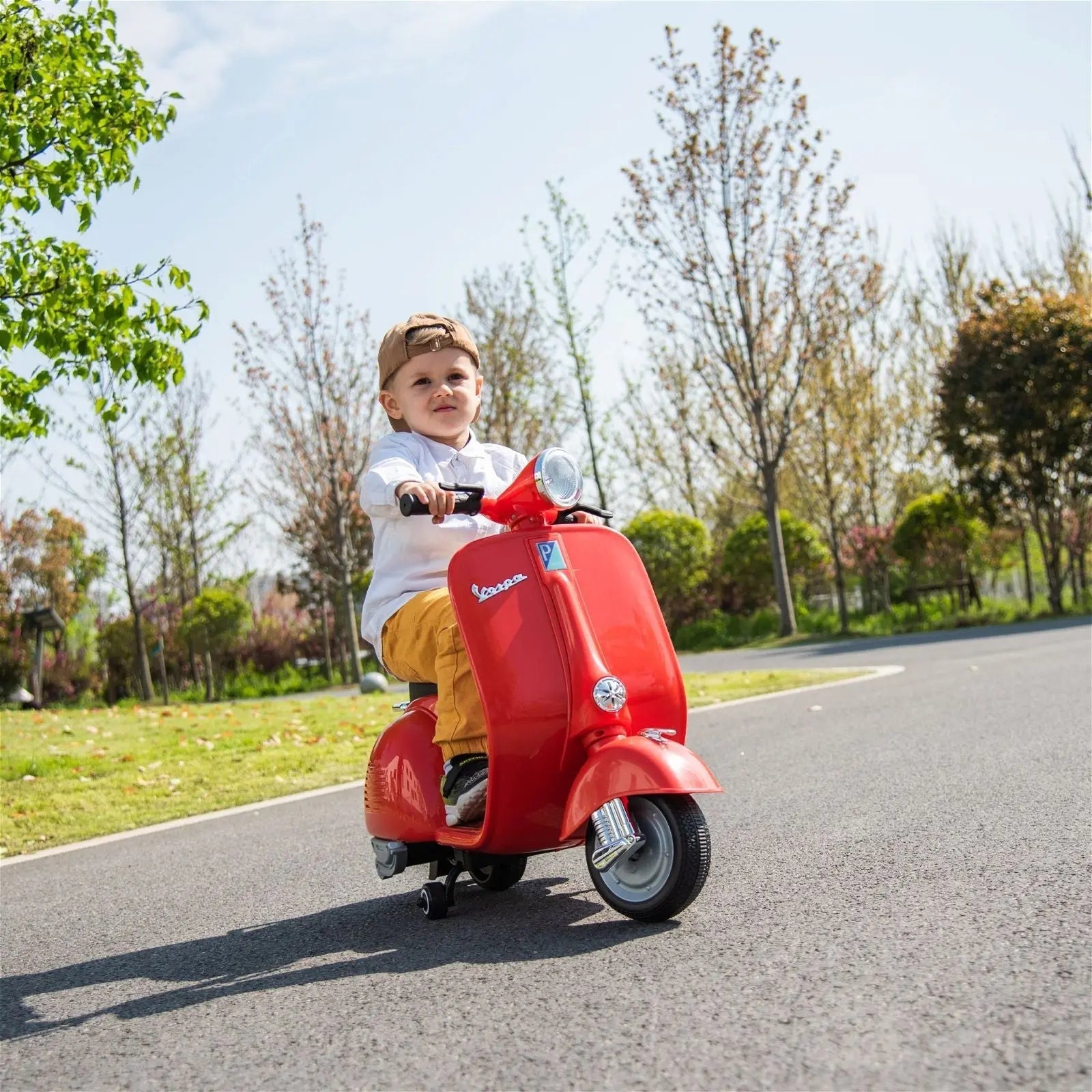 Kids Vespa 12V Ride-On Scooter
