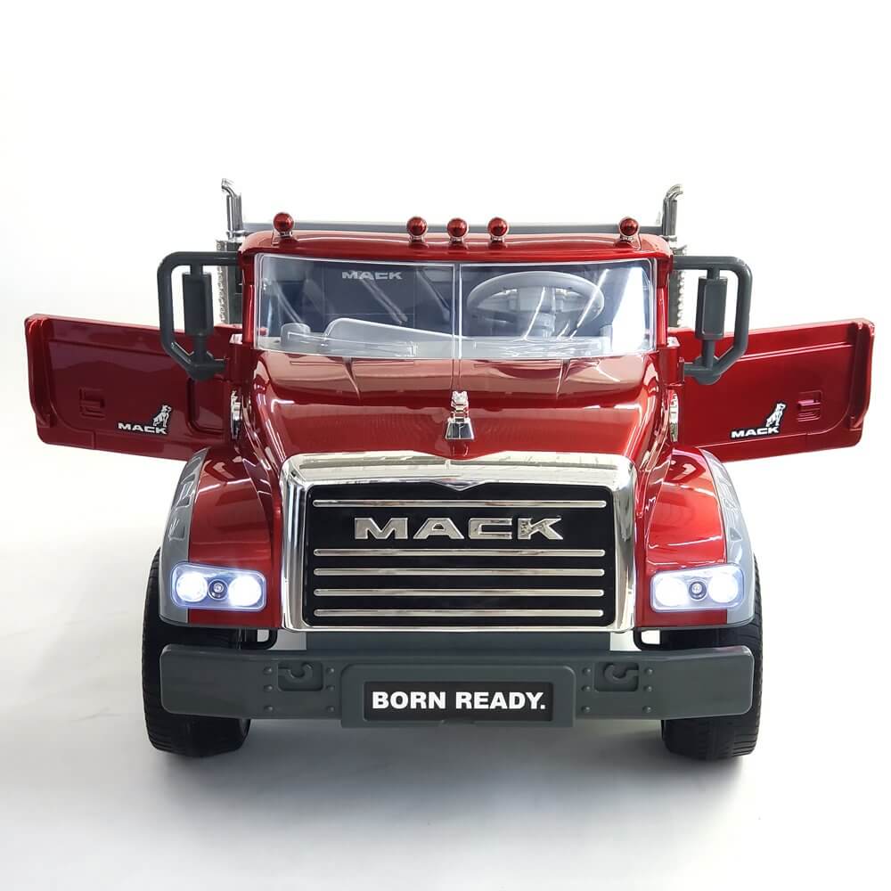 Officially Licensed Mack Truck 2-Seater 2x12-Volt Ride-on For Kids and Toddlers w/ MP3 USB SD Remote control &amp; Tipper- KIDS VIP image 3