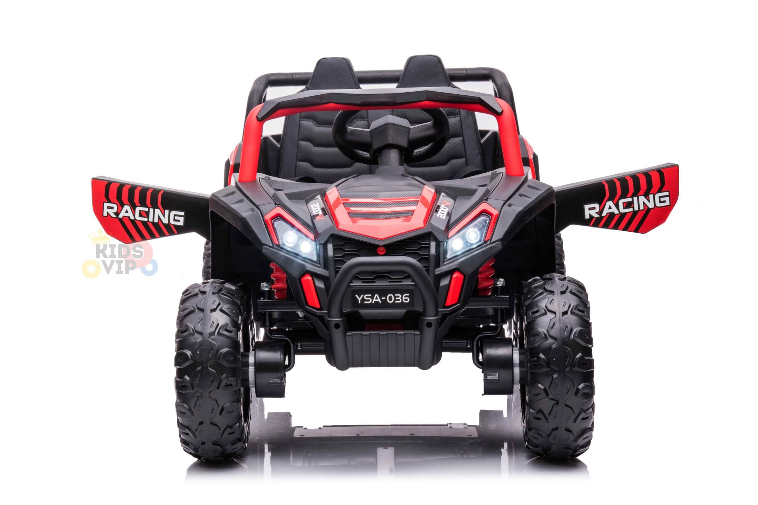 Blade Junior Edition 12V 4WD Ride-On Buggy / UTV | Remote Control, USB, SD | Red image 5