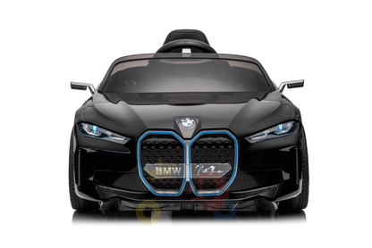 Black Complete Edition 12V Licensed BMW I4 Kids and Toddlers 4WD Ride on Car, RC image 2