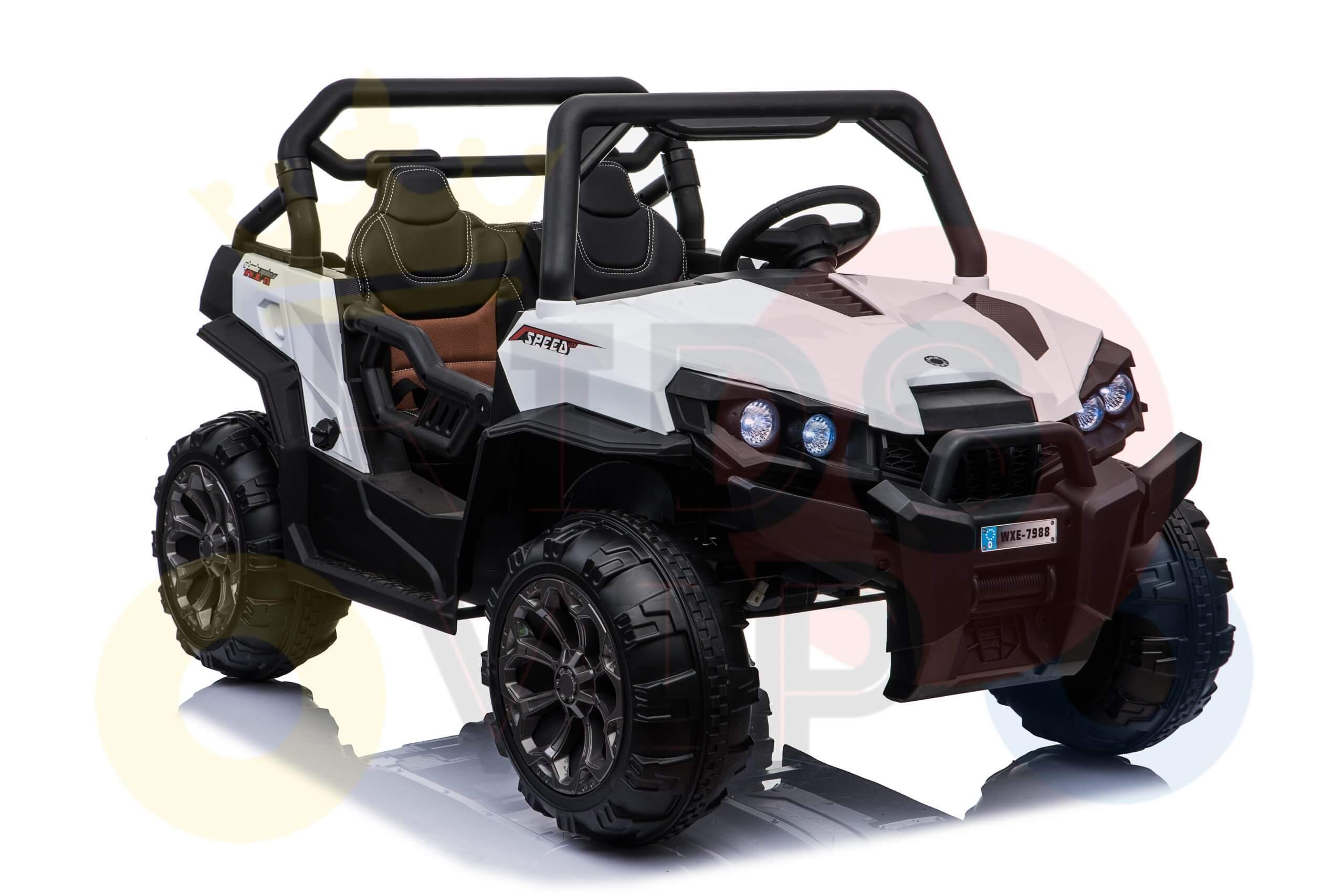 2 Seats 12V Upgraded 4WD Storm Ride On Buggy, RC image 6