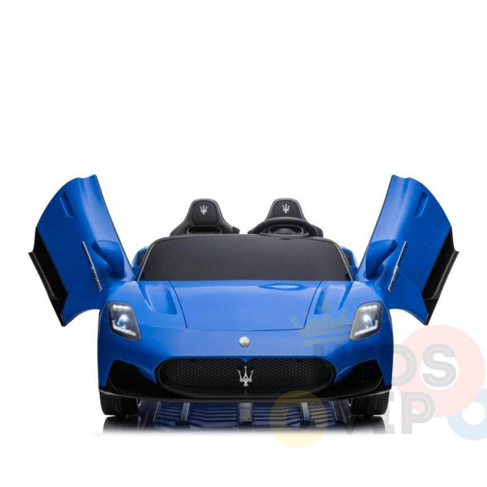KidsVIP Licensed 24V Maserati MC20 Car for Kids W/ RC, Rubber Wheels, Music Input, Leather Seats, 4WD image 0
