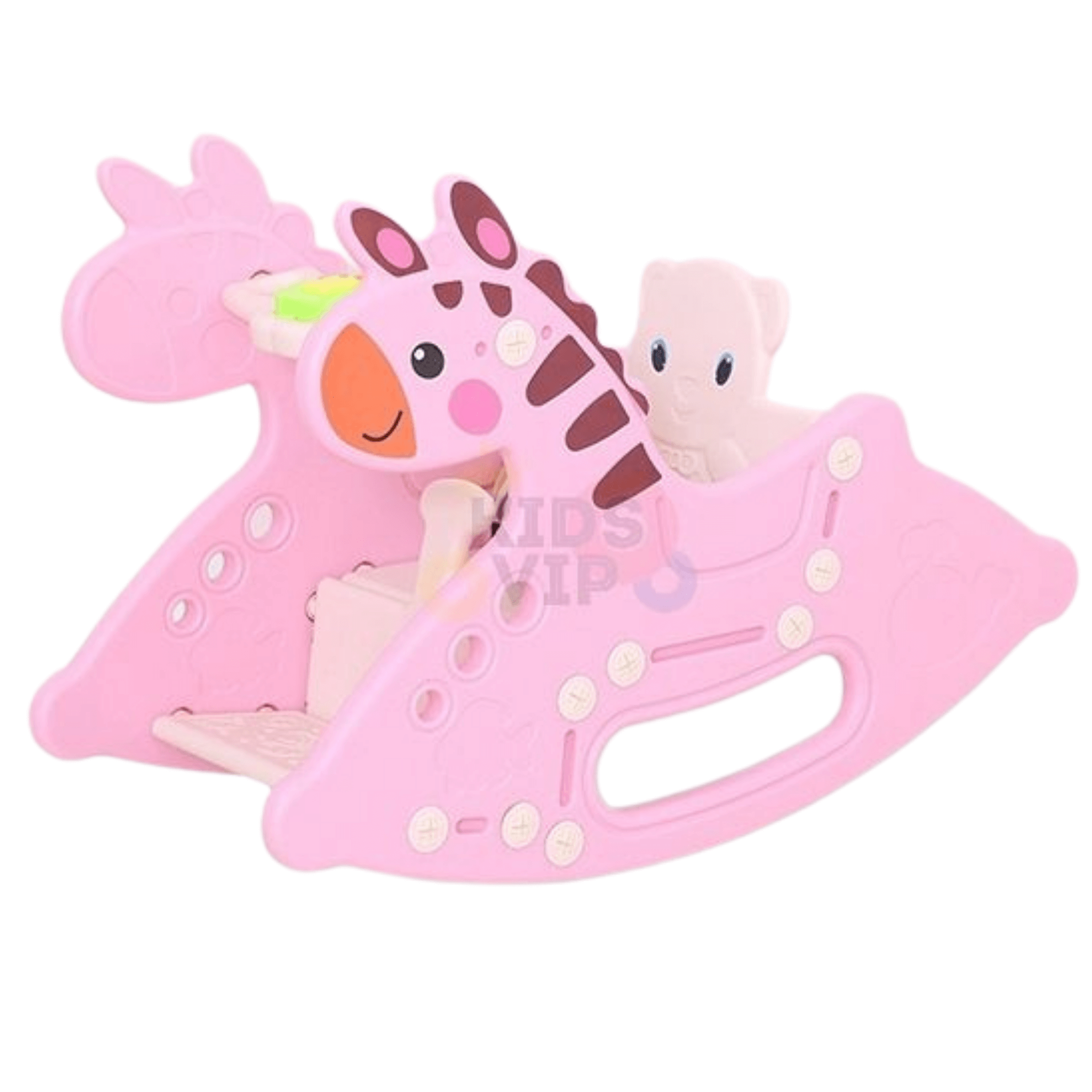 Toddlers and Infants Rocking Deer Edition Chair with Music - Pink image 0