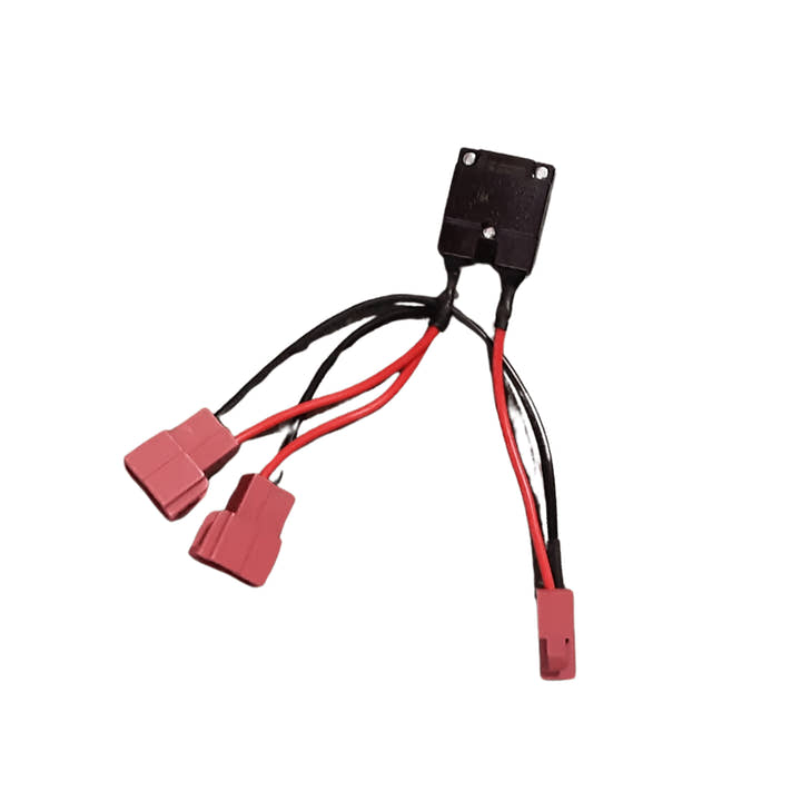 Extended Replacement Connector Cable - Male to 2 x Female with Fuse.