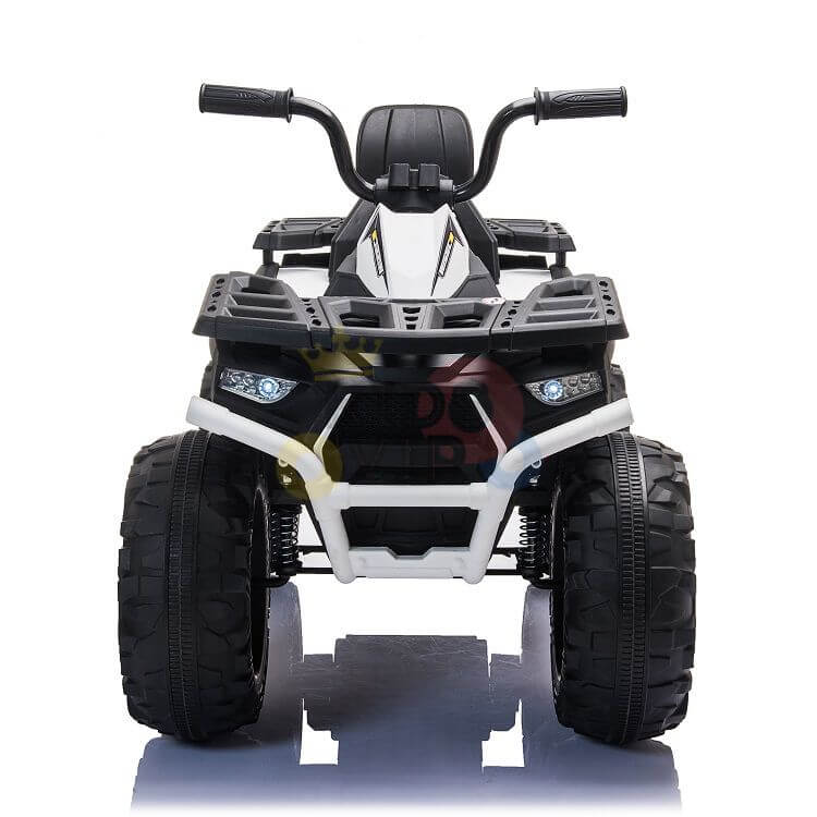Titan Edition 24V Kids' Ride-On Quad ATV With Rubber Wheels, Leather Seat, MP3 and USB image 5