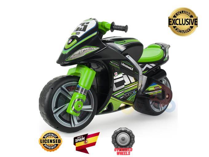 INJUSA | Kawasaki Balance Bike | Licensed Winner Edition image 1