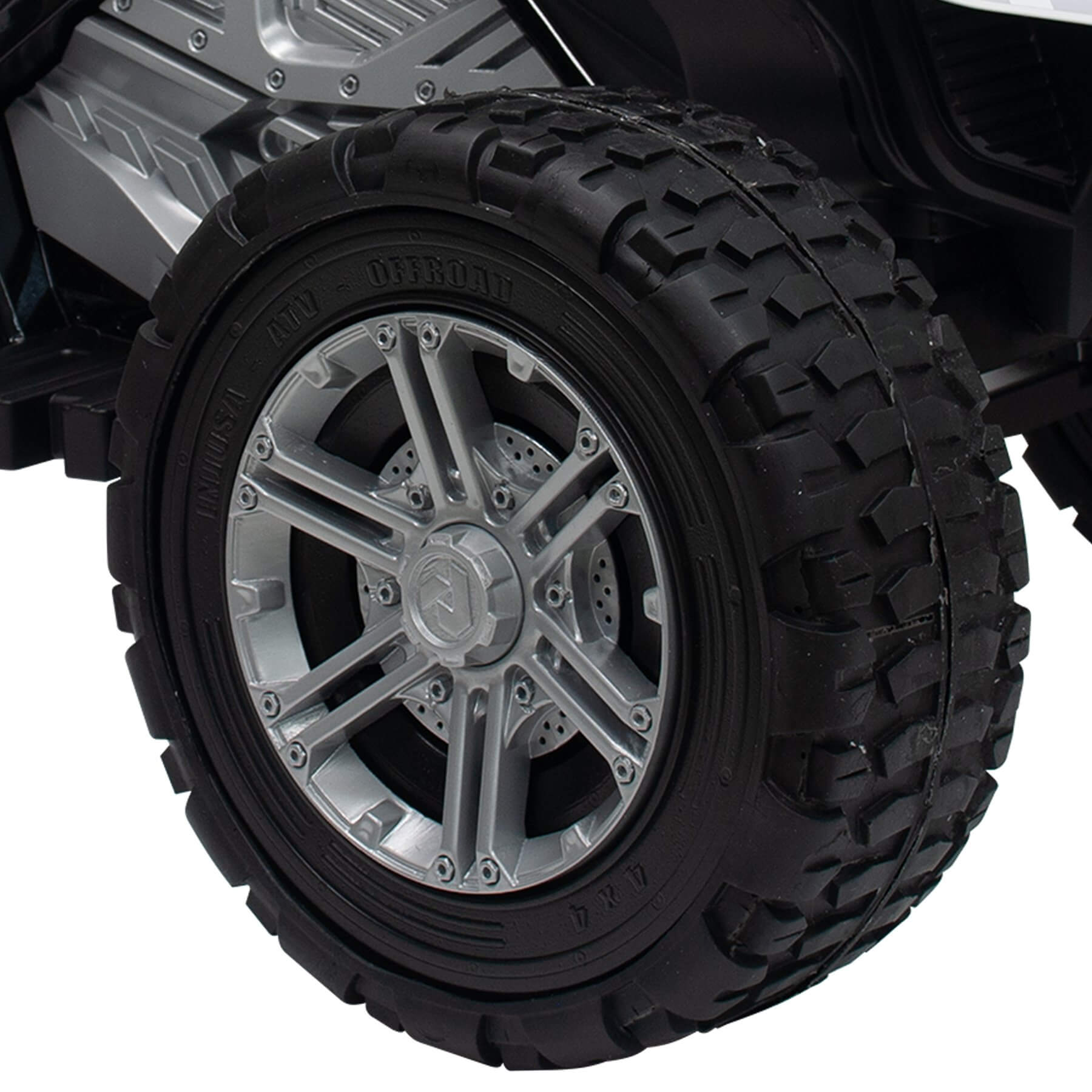 INJUSA XXL Rage Edition 24V Kids Powered Quad /ATV With Rubber Wheels - 11Km/ Hr image 4