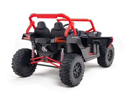 Red, 2-Seater XXL Premium MegaTrek 24V/4x4 Kids Buggy