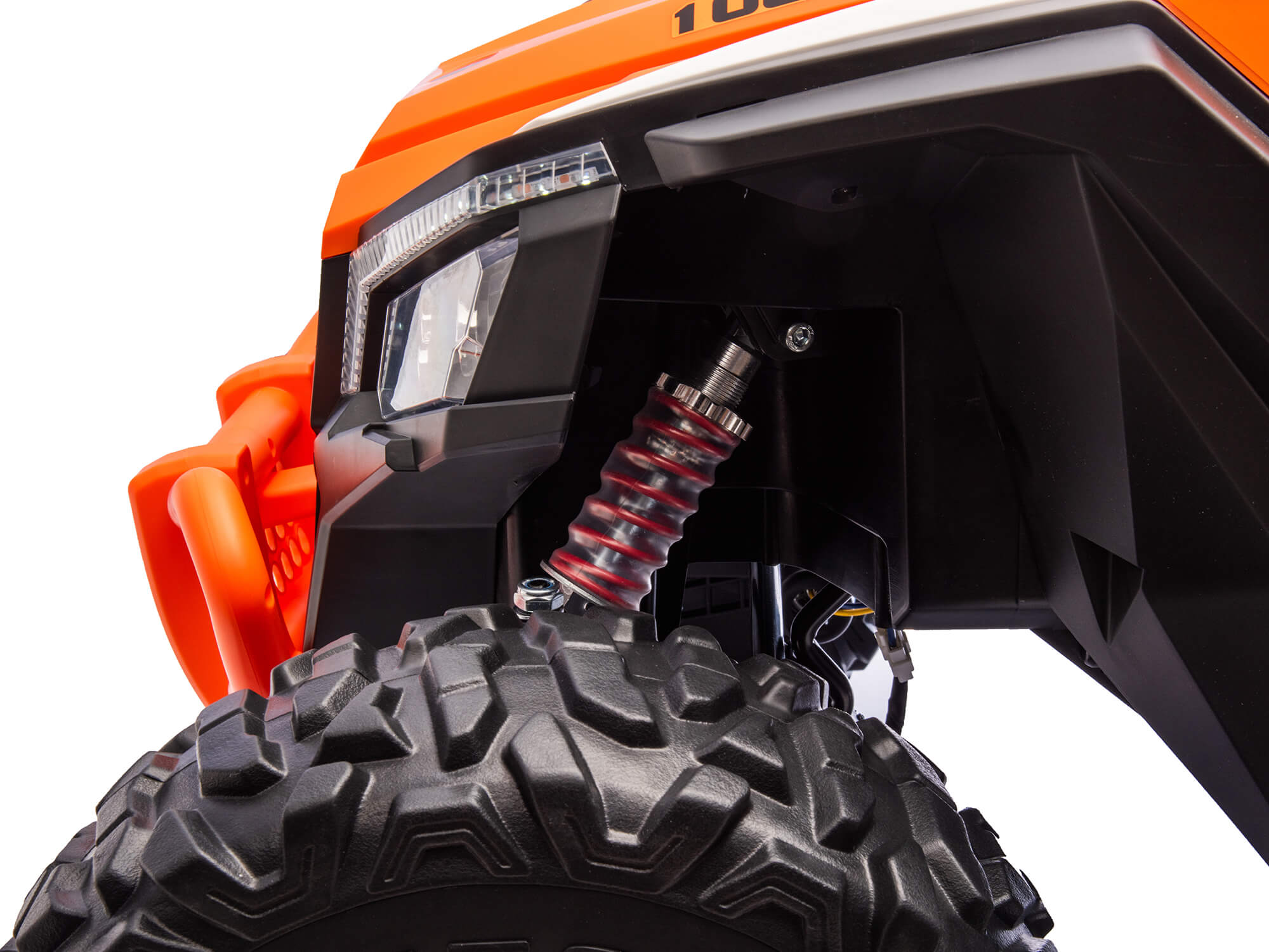 Orange, 2-Seater XXL Premium MegaTrek 24V/4x4 Kids Buggy