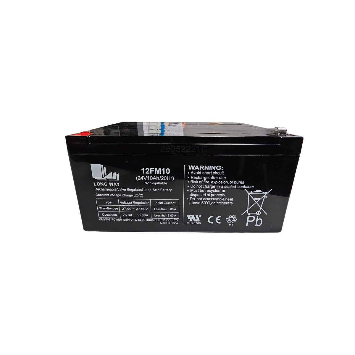 24V 10AH Replacement Rechargeable Battery - 24V/10AH (1 Pc)