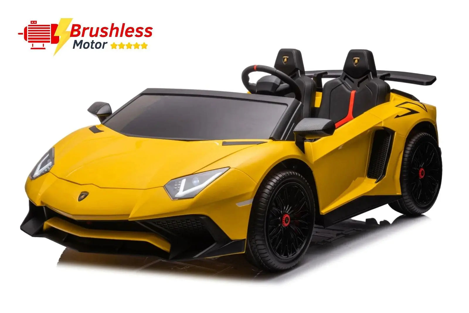 Officially Licensed Lamborghini Aventador 24V 2-Seater Ride-On Car