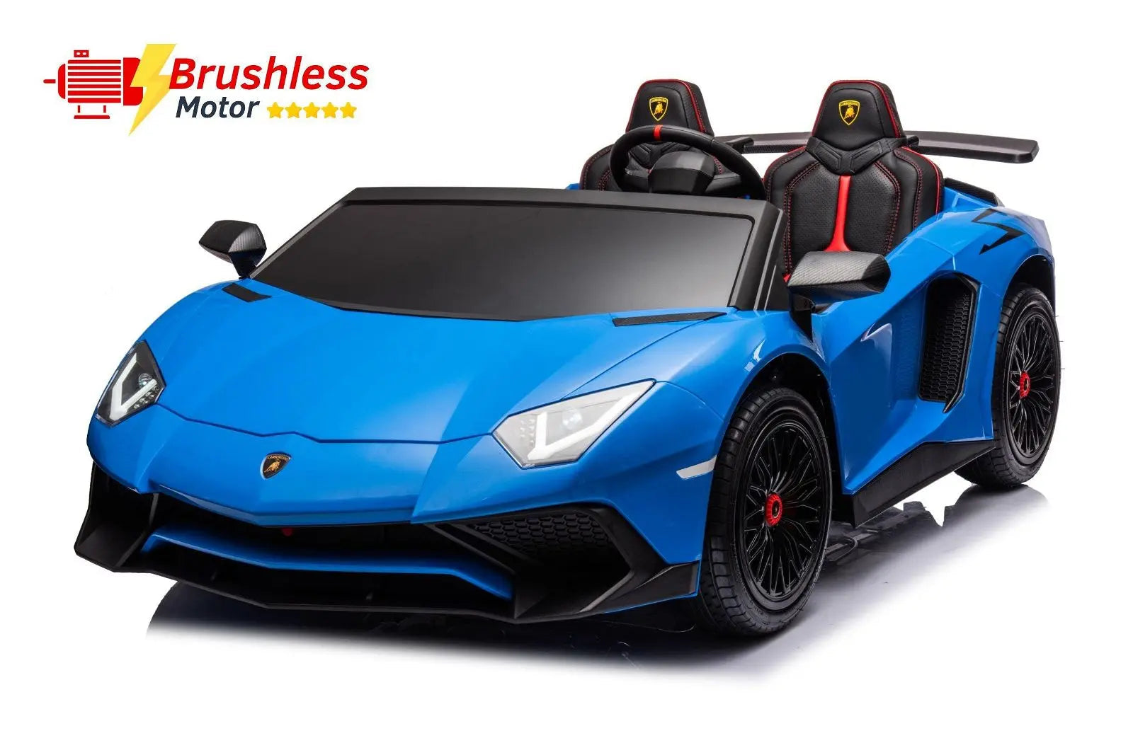 Officially Licensed Lamborghini Aventador 24V 2-Seater Ride-On Car