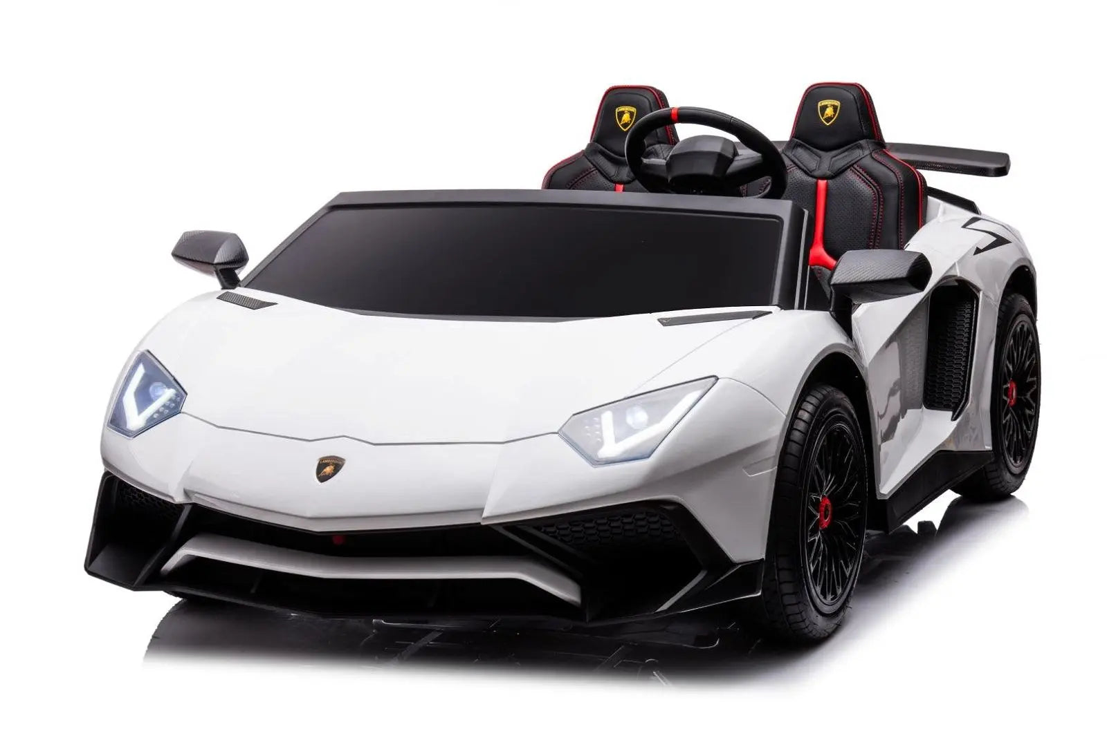 Officially Licensed Lamborghini Aventador 24V 2-Seater Ride-On Car