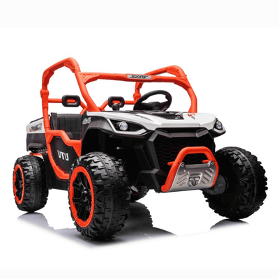 24V Farmer Edition 2-Seater 4x4 Kids' Ride-on UTV Buggy W/ EVA Rubber Wheels, Dump Bed, Music & RC.