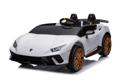White 2-Seater Officially Licensed 24V Lamborghini Huracan 4x4 Complete Edition Ride-On Car image 5