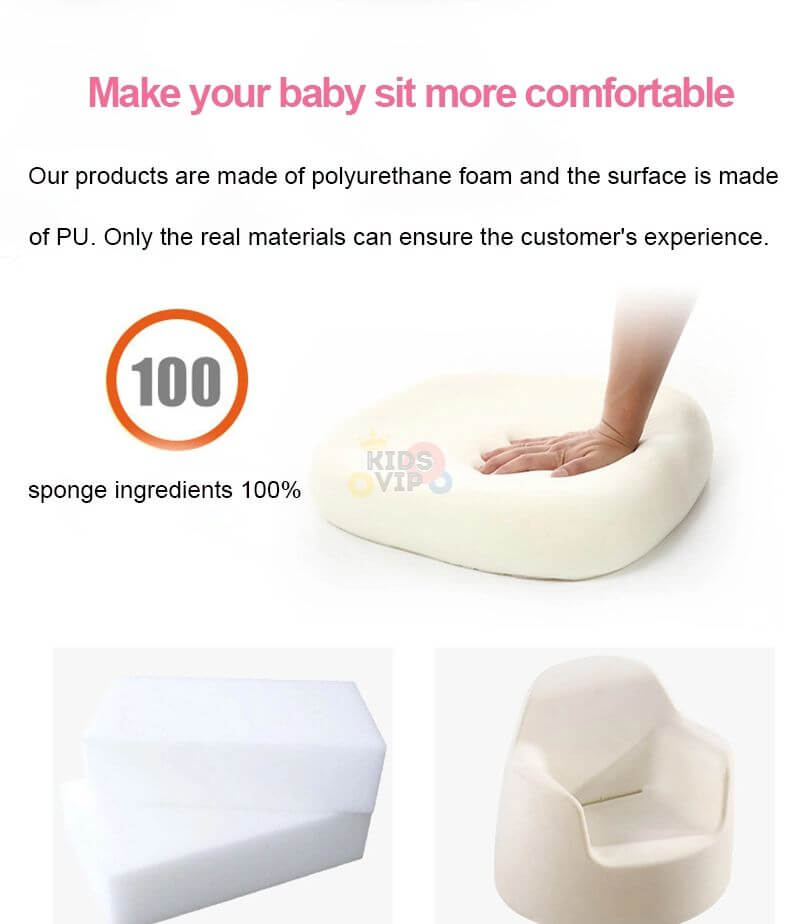 Kids and Toddlers Cozy Soft Sofa/Chair Panda Edition - Pink image 2