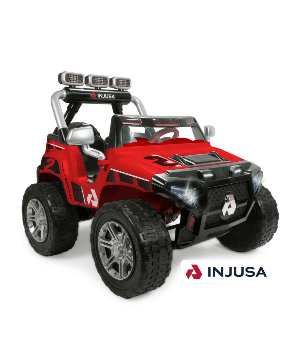 INJUSA Monster Truck 2-Seater Lifted Progressive 24V Ride-on Truck With XL Rubber Tires - NO PARENT REMOTE CONTROL image 5