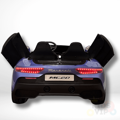 2 Seater Licensed Sport Edition Maserati MC20 24V Kids Ride-on Car With 4x4 and RC - Cornflower Blue image 8