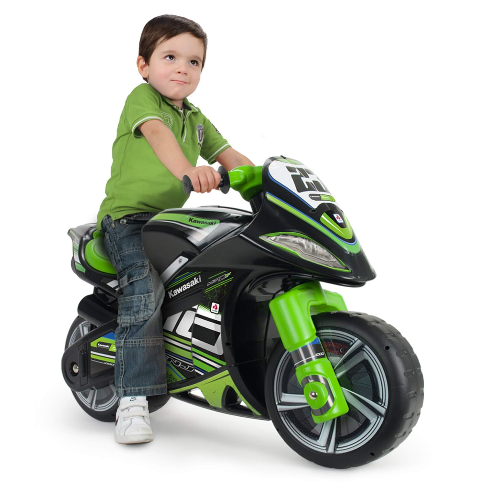 INJUSA | Kawasaki Balance Bike | Licensed Winner Edition image 14
