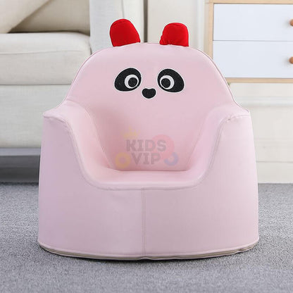 Kids and Toddlers Cozy Soft Sofa/Chair Panda Edition - Pink image 6
