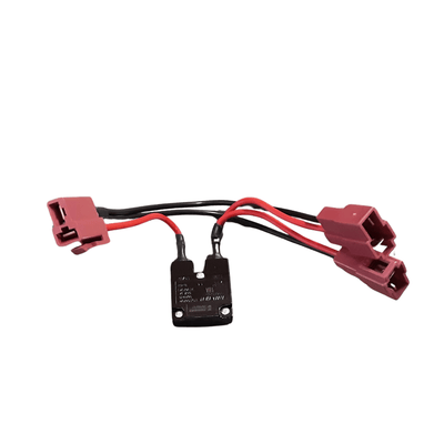 Extended Replacement Connector Cable - Male to 2 x Female with Fuse.