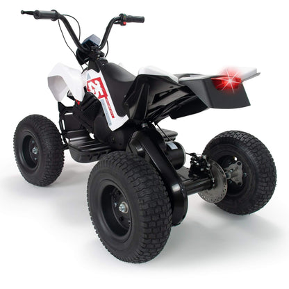 KIDSVIP INJUSA 24V X-Treme Zero Edition Ride On Quad/ATV for Kids, Rubber Wheels image 6