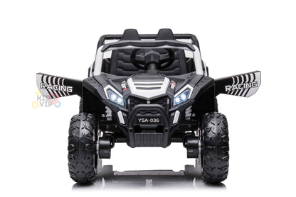 Complete Edition Blade Junior 1-Seater 12V Toddlers' and Kids' Ride-on UTV w/ Rubber Wheels, Leather Seat, Lights, MP3, USB, BT, Parent RC - KIDS VIP image 4