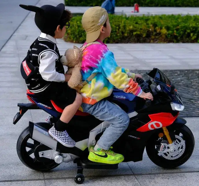 Upgraded Aprilia RSV4 24V Super Motorcycle With Music, Lights and Rubber Wheels image 7