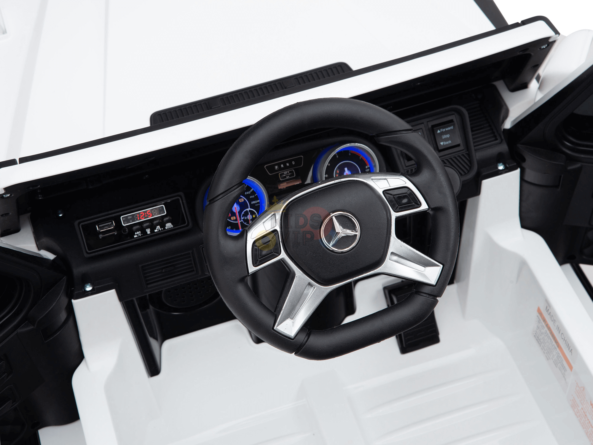 White Luxury 4WD Edition Mercedes Maybach G650 12V Ride On Car For Kids With RC image 9