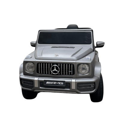 Luxury Matte Grey Edition Mercedes Benz AMG G63 12V Ride-On Truck, BT, RC image 2