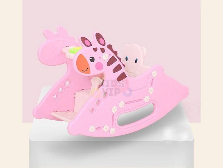 Toddlers and Infants Rocking Deer Edition Chair with Music - Pink image 5