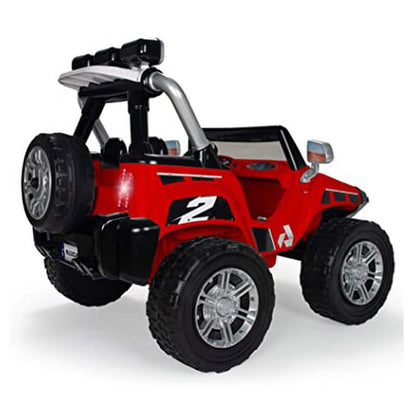 INJUSA Monster Truck 2-Seater Lifted Progressive 24V Ride-on Truck With XL Rubber Tires - NO PARENT REMOTE CONTROL image 4