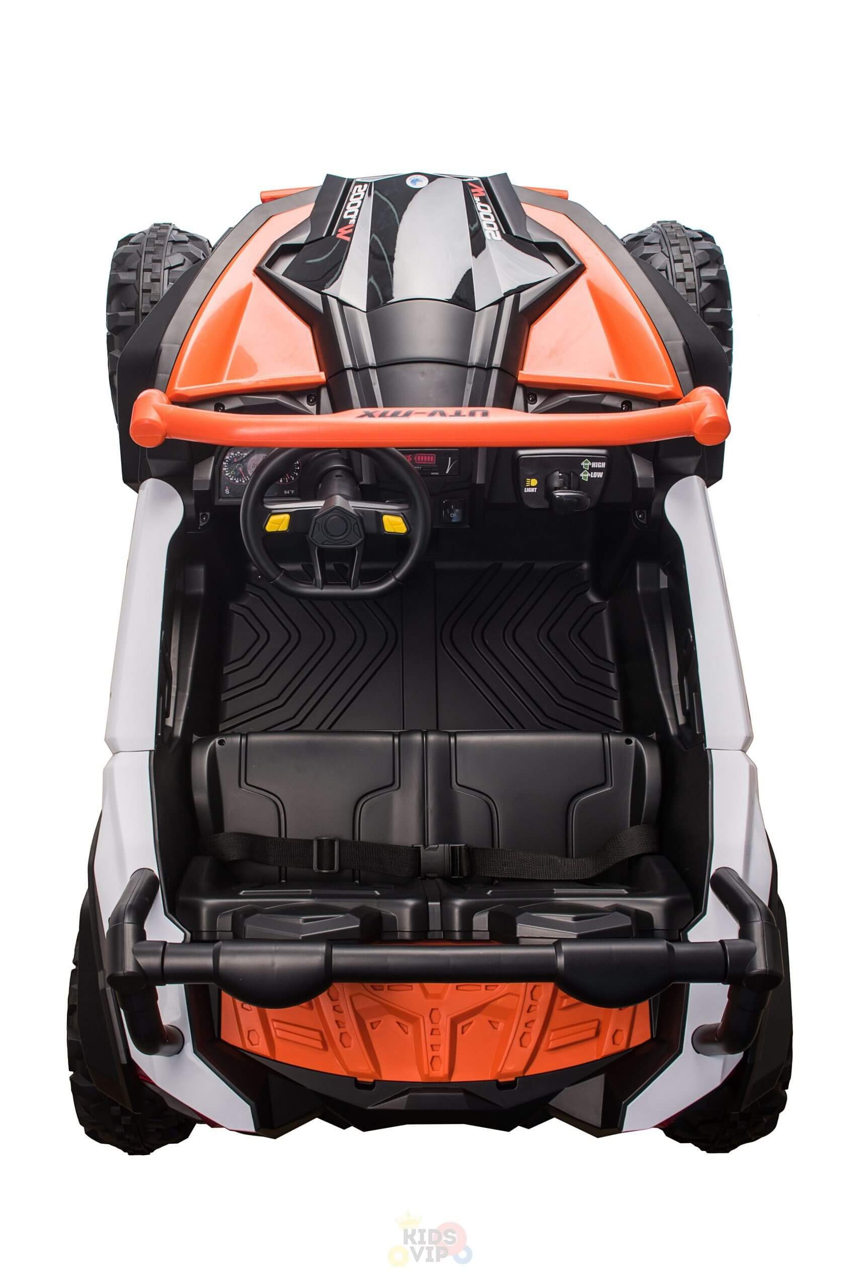 Challenger Edition 2-Seater XXL 4X4 24V Ride-On Buggy / UTV | SD, USB, MP3, 4WD | Orange image 21