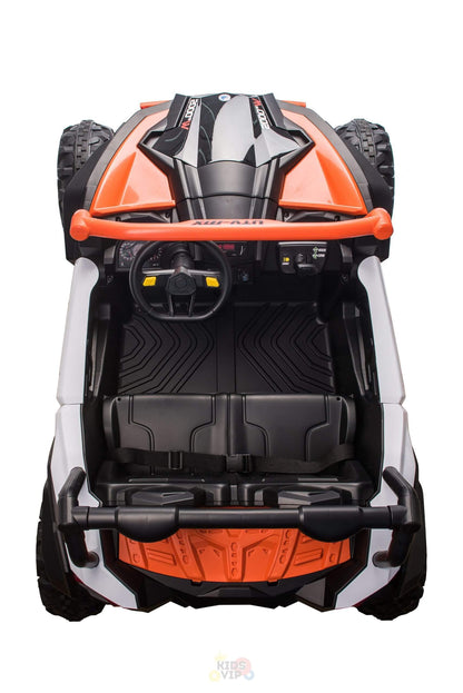 Challenger Edition 2-Seater XXL 4X4 24V Ride-On Buggy / UTV | SD, USB, MP3, 4WD | Orange image 21
