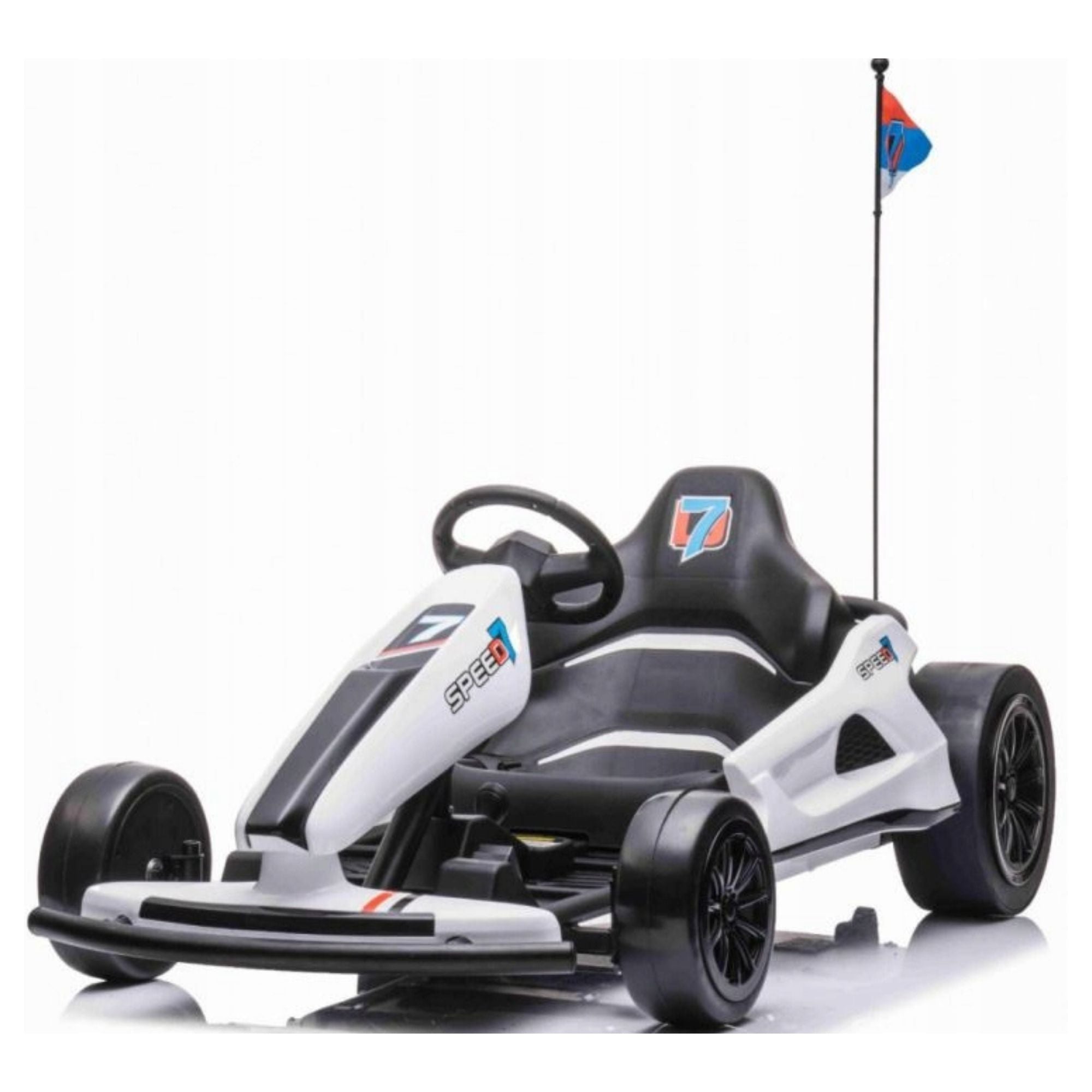 Big Kids Luxury Upgraded 24V14amp Furious Edition Drifting Go Kart, Music Amplifier, Lights image 3
