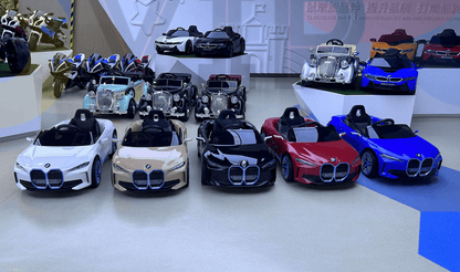 Black Complete Edition 12V Licensed BMW I4 Kids and Toddlers 4WD Ride on Car, RC image 5