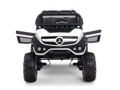 12V/4WD Mercedes Benz Unimog Junior UTV, Rubber Wheels, Leather Seat, RC image 10