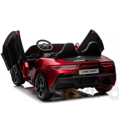2 Seater Licensed Sport Edition Maserati MC20 24V Kids Ride-on Car With 4x4 and RC - Red image 6