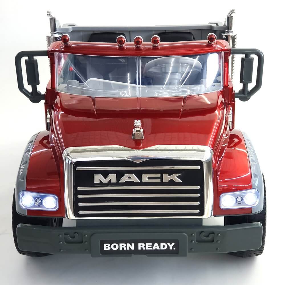 Officially Licensed Mack Truck 2-Seater 2x12-Volt Ride-on For Kids and Toddlers w/ MP3 USB SD Remote control &amp; Tipper- KIDS VIP image 2