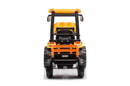 24V XXL Upgraded Kids 6 Wheel Tractor with Trailer, Leather Seat, Music, Lights, RC image 10