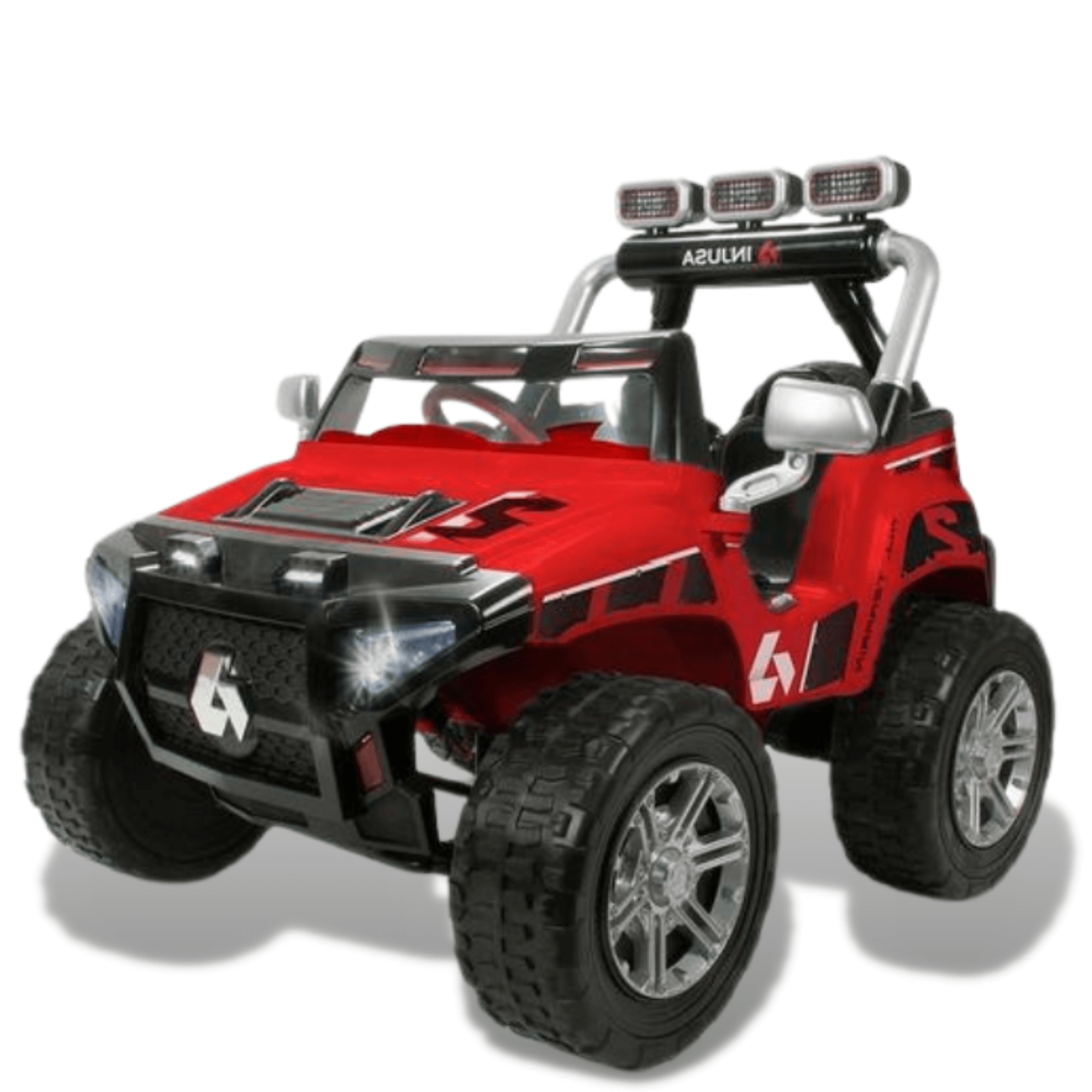 INJUSA Monster Truck 2-Seater Lifted Progressive 24V Ride-on Truck With XL Rubber Tires - NO PARENT REMOTE CONTROL image 6