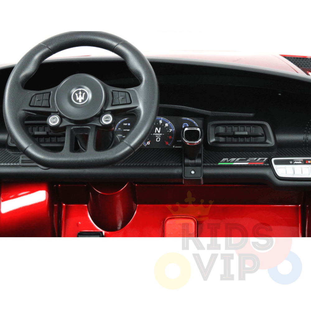 2 Seater Licensed Sport Edition Maserati MC20 24V Kids Ride-on Car With 4x4 and RC - Red image 12