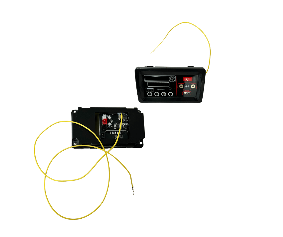 Soundboard replacement for 12V Can-Am Maverick ride-on vehicle