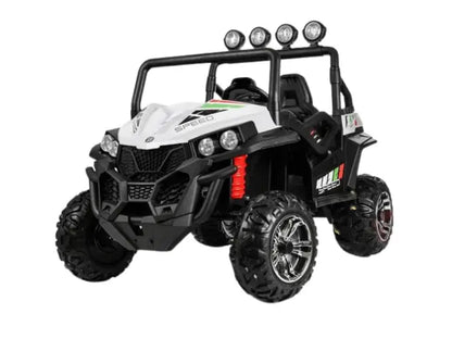 24V Enhanced 4X4 Viper Ride-On Buggy/UTV for 2 Riders With Leather Seats, Rubber Wheels, Bluetooth, Remote Control image 0