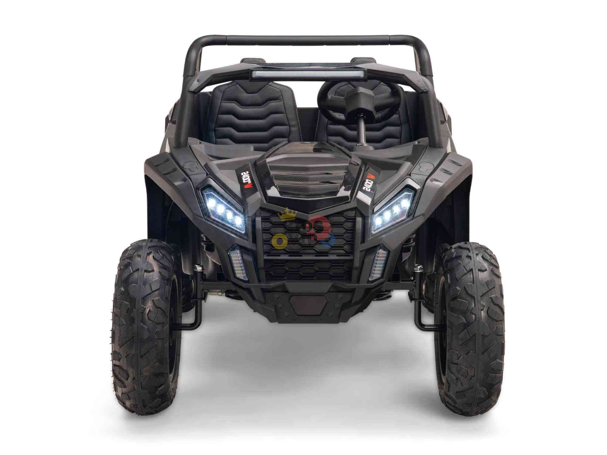 Black Heavy Duty Blade XR Edition 2-Seater 24V/180W Ride-On Buggy, Brushless Motor, Inflatable Tires, No RC image 3