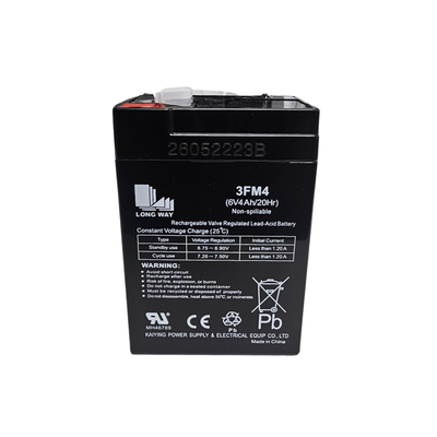 6V 4AH Replacement Rechargeable Battery - 6V/4AH (1 Pc)